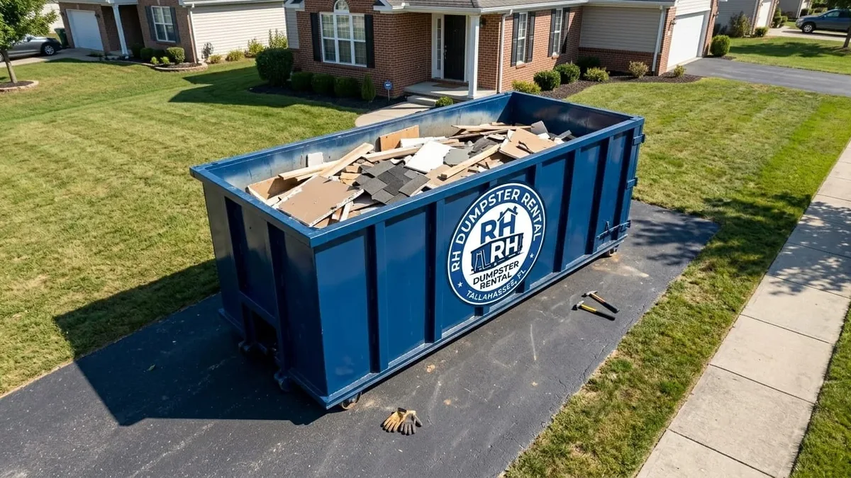 Concrete & Heavy Debris in Tallahassee, FL &mdash; RH Dumpster Rental Tallahassee